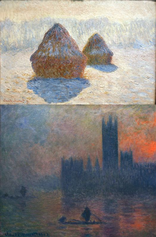 Top Met Paintings After 1860 20 Claude Monet Haystacks (Effect of Snow and Sun), The Houses of Parliament (Effect of Fog)
